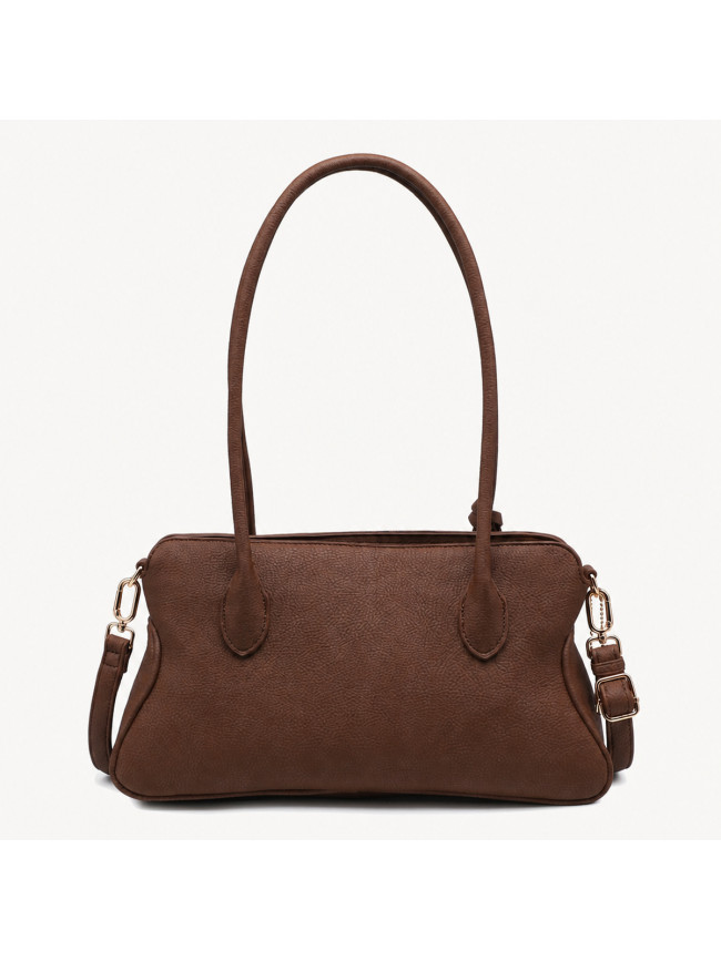 Woman synthetic leather shoulder bag...