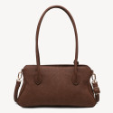 Borsa donna a spalla in similpelle con tracolla - 55018