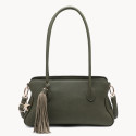 Borsa donna a spalla in similpelle con tracolla - 55018