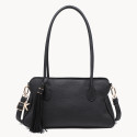 Borsa donna a spalla in similpelle con tracolla - 55018