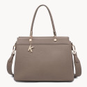 Borsa donna a mano in ecopelle con tracolla - 56008