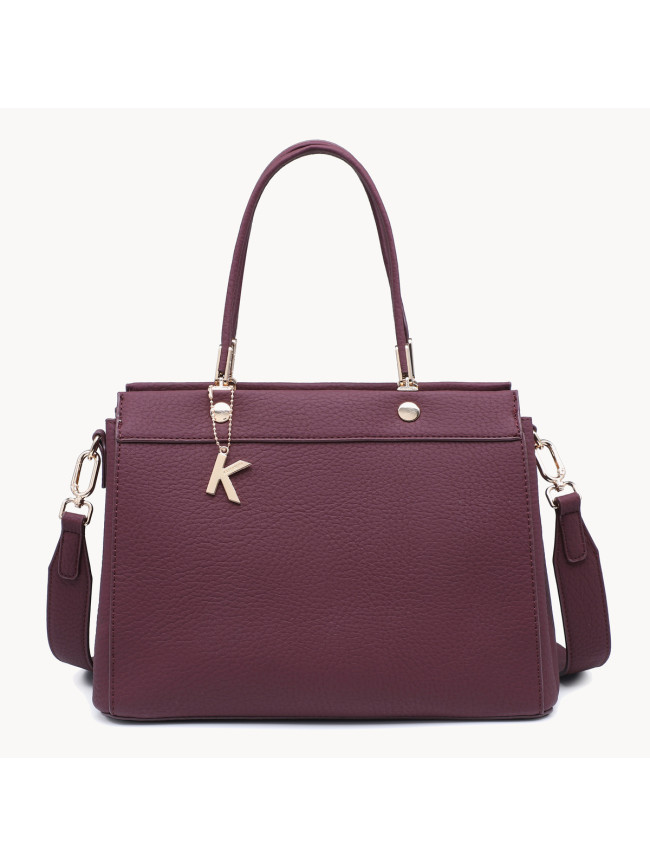 Woman synthetic leather hand bag - 56008