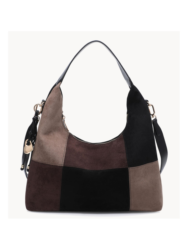 Woman synthetic leather shoulder bag...