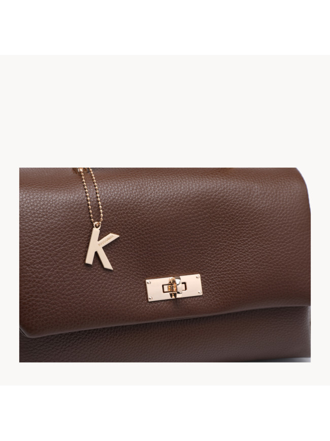 Woman synthetic leather hand bag - 52193