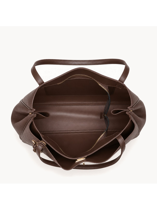 Woman synthetic leather shoulder bag...