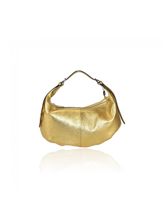 Leather bag with shoulder strap -...