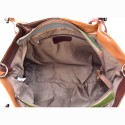 Borsa in pelle patchwork intrecciato - 1282