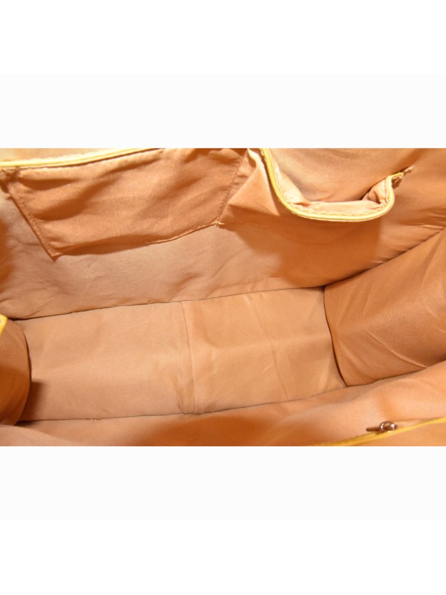 Woman synthetic leather & wool bag -...