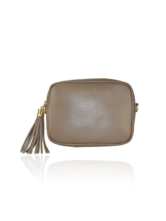 Leather bag with shoulder strap -JL16818