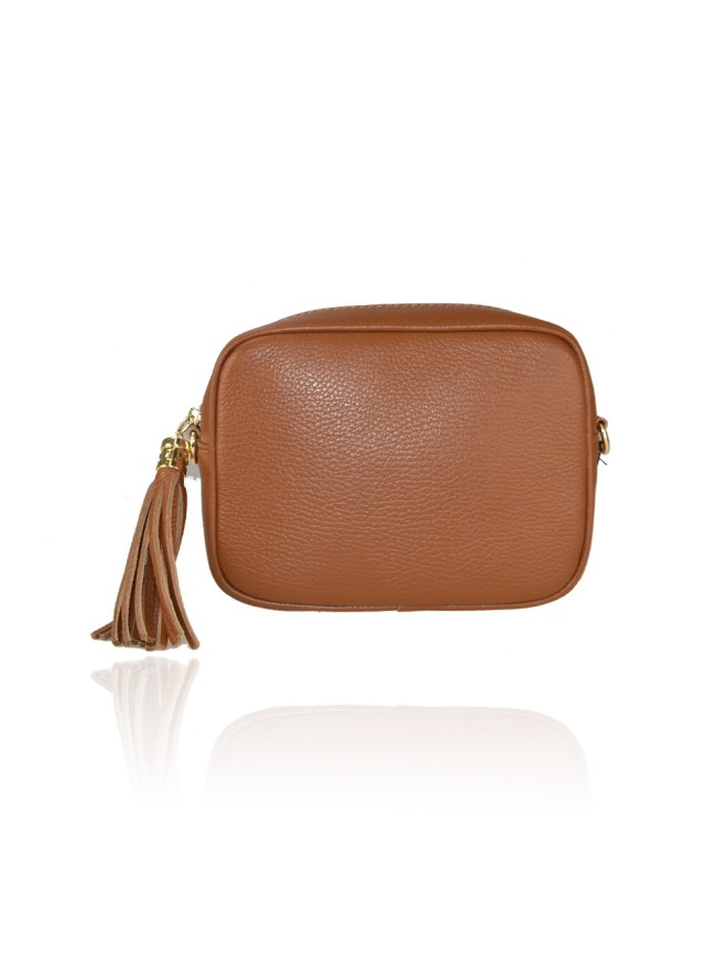 Leather bag with shoulder strap -JL16818