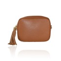Leather bag with shoulder strap -JL16818