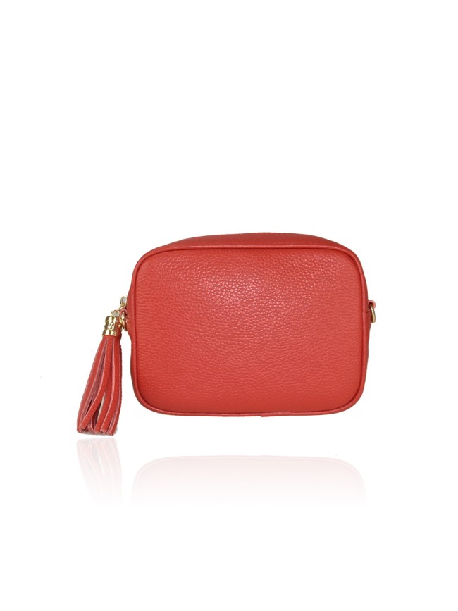Leather bag with shoulder strap -JL16818