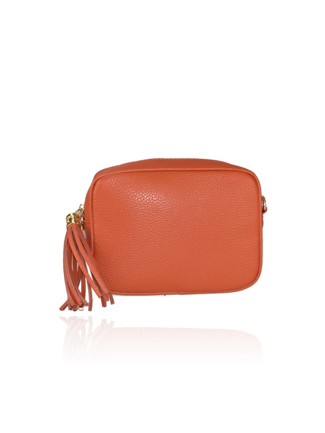 Leather bag with shoulder strap -JL16818