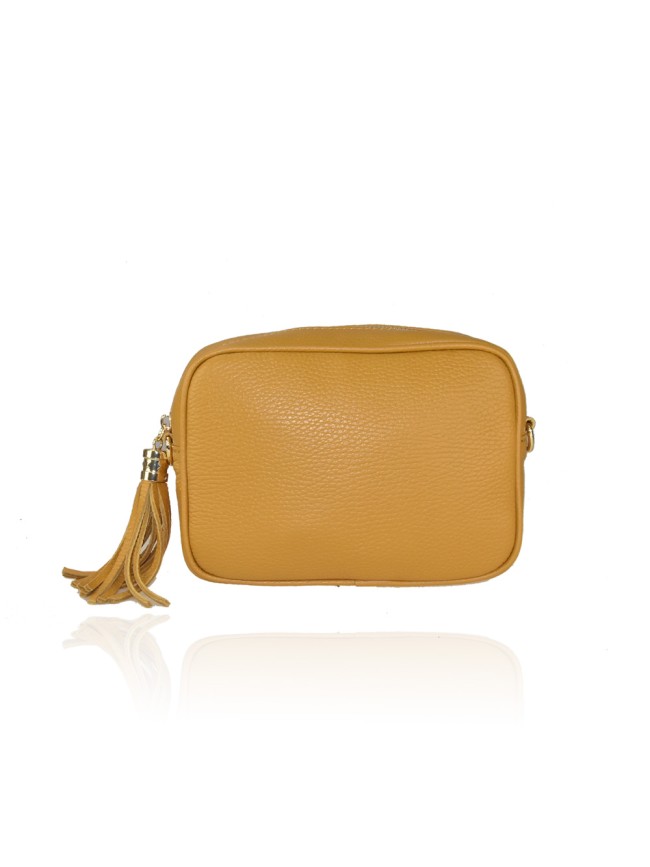 Leather bag with shoulder strap -JL16818