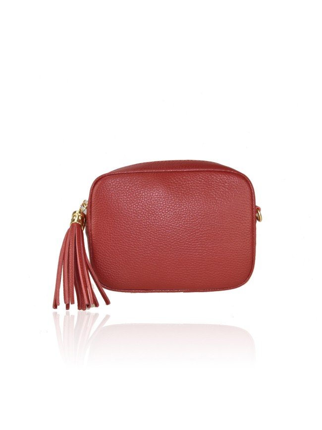 Leather bag with shoulder strap -JL16818