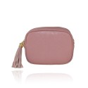 Leather bag with shoulder strap -JL16818