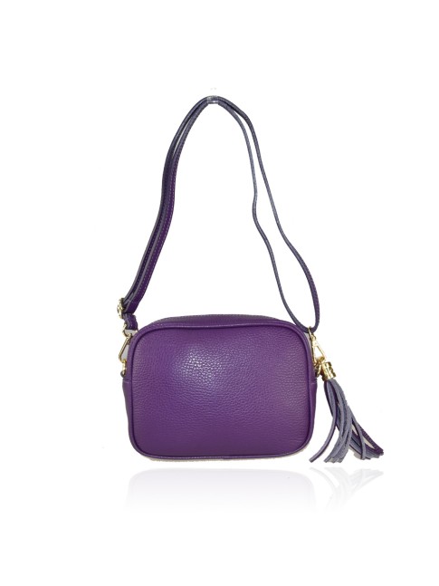 Borsa a tracolla in pelle -...
