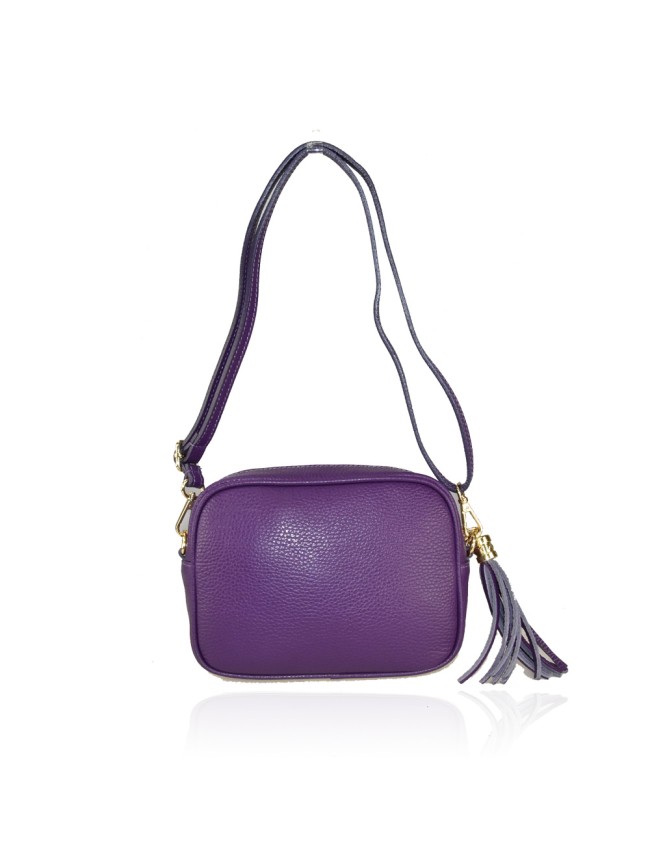 Leather bag with shoulder strap -JL16818