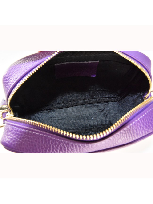 Leather bag with shoulder strap -JL16818