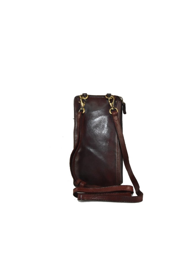 Woman leather shoulder pochette - 1764