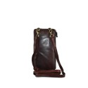 Woman leather shoulder pochette - 1764