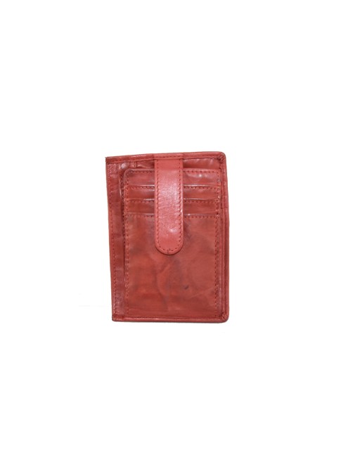 Woman washed leather wallet...