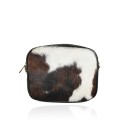 Woman fur leather shoulder bag - CV19821