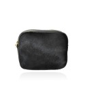 Woman fur leather shoulder bag - CV19821