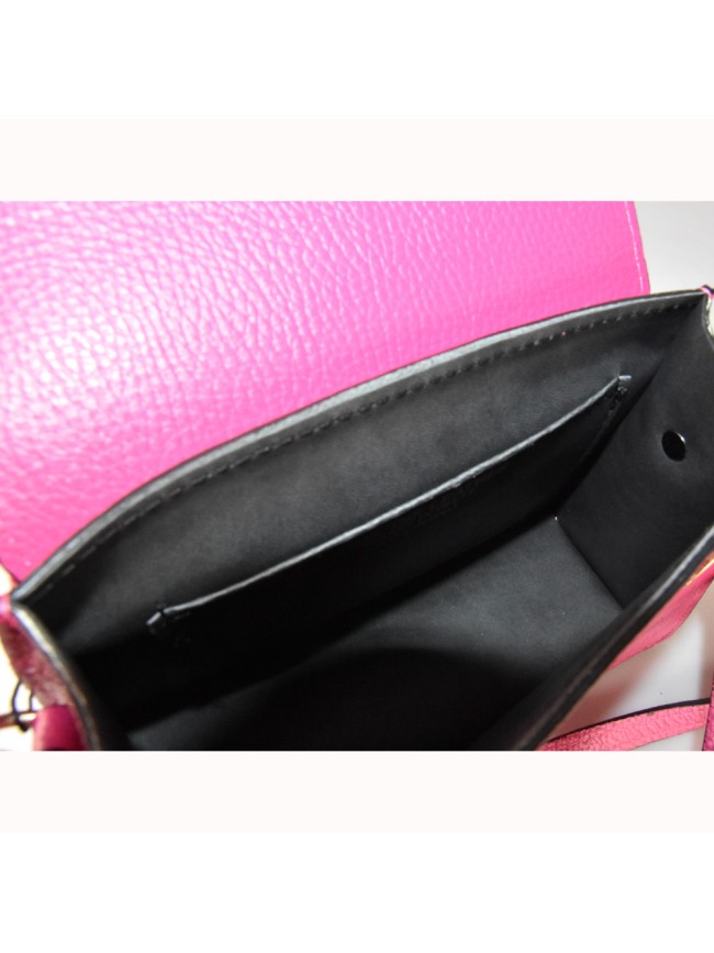 Borsa a mano  in pelle con tracolla -... Borsa a mano  in pelle con tracolla -...