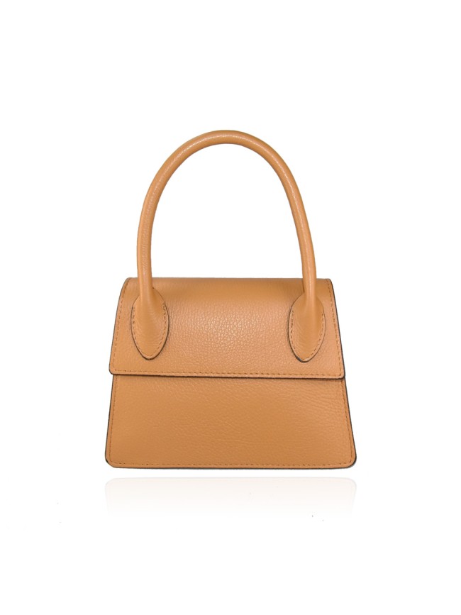 Borsa a mano  in pelle con tracolla -...