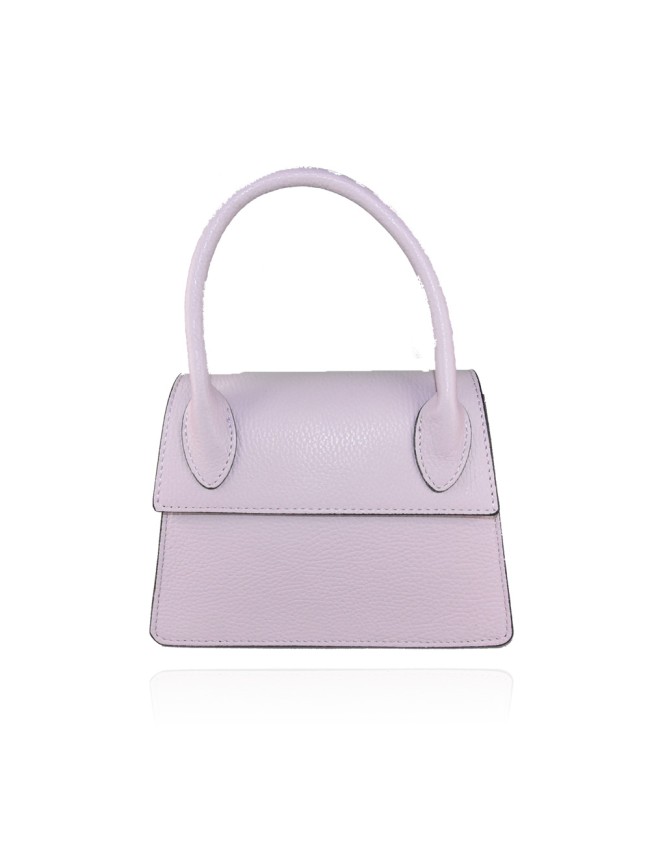 Borsa a mano  in pelle con tracolla -...