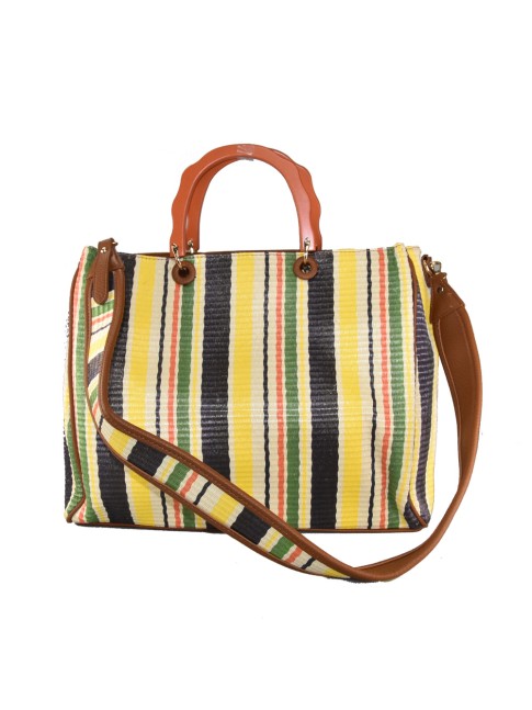 Borsa donna in tessuto a...