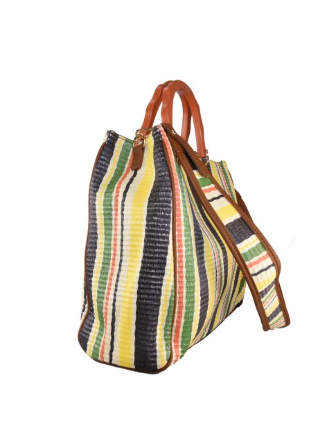 Borsa donna in tessuto a... 2