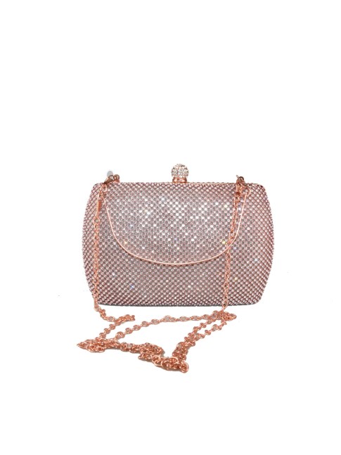 Pochette donna con strass -...