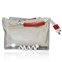 plexiglass trasparent bag with shoulder strap - 1122