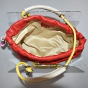 plexiglass trasparent bag with shoulder strap - 1122