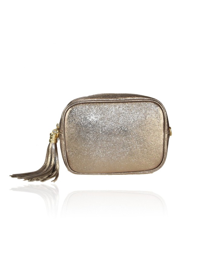 Leather bag with shoulder strap...