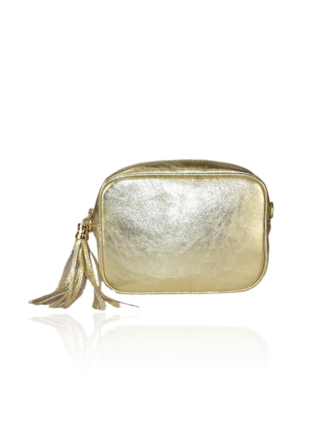 Leather bag with shoulder strap...